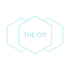 Brand logo with hexagonal outline with 'THE 011' text in the center on a white background